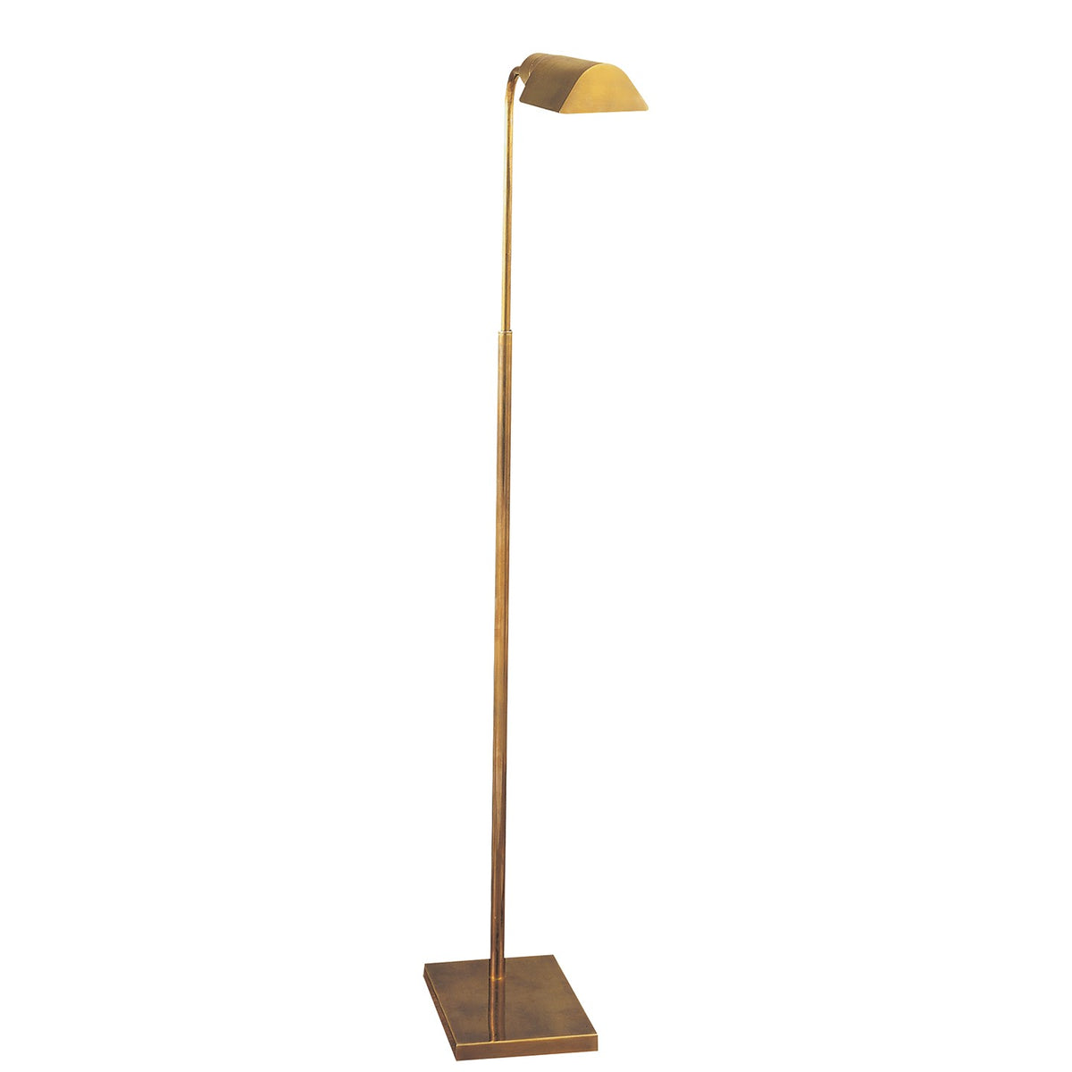 VC CLASSIC One Light Floor Lamp in Hand-Rubbed Antique Brass