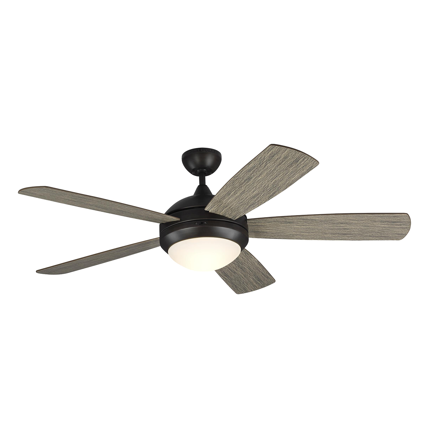 Discus Smart 52-inch indoor 5-blade smart ceiling fan in aged pewter ...