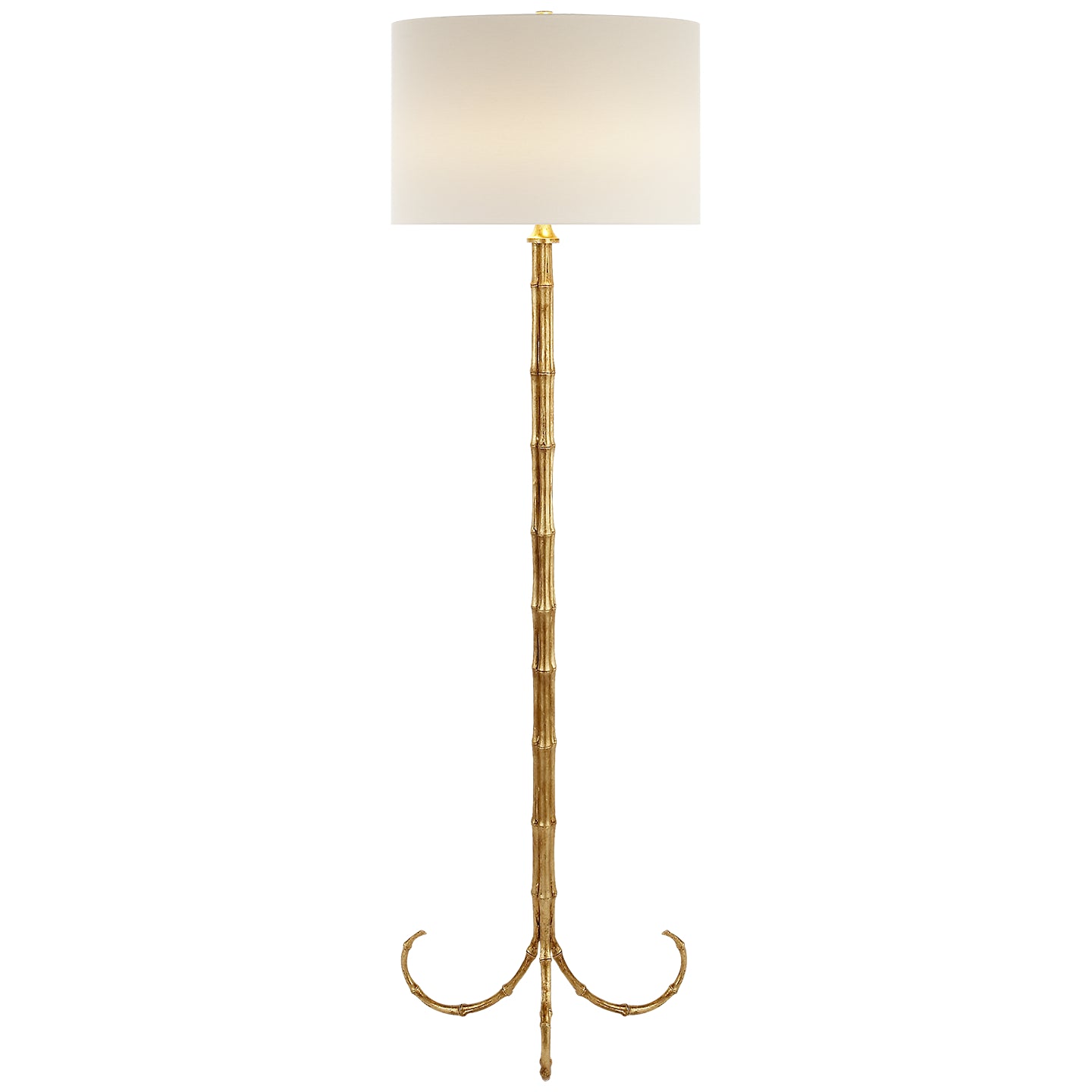 Edgemere Two Light Floor Lamp in Gild