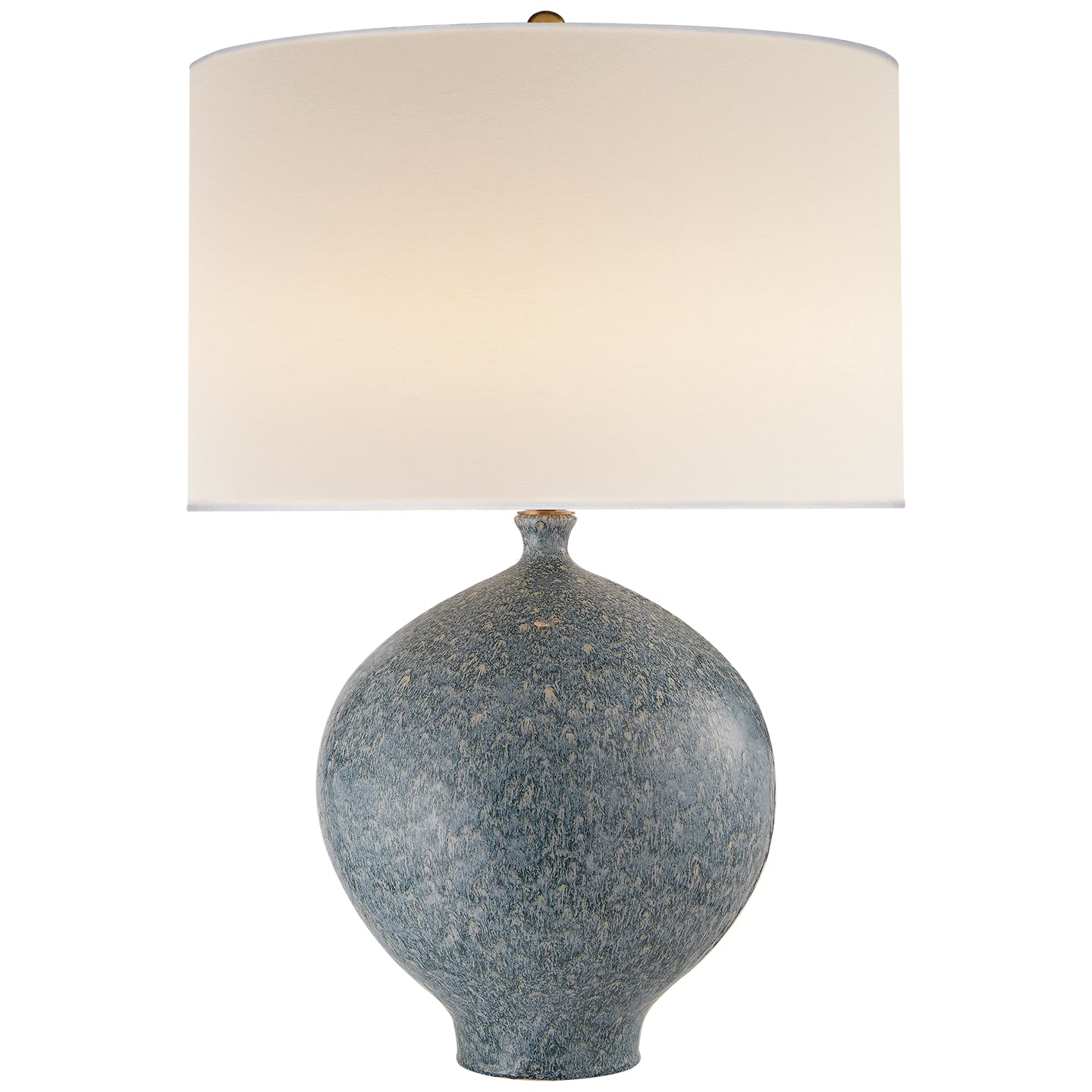 Gaios Table Lamp in Pharaoh White with Linen Shade