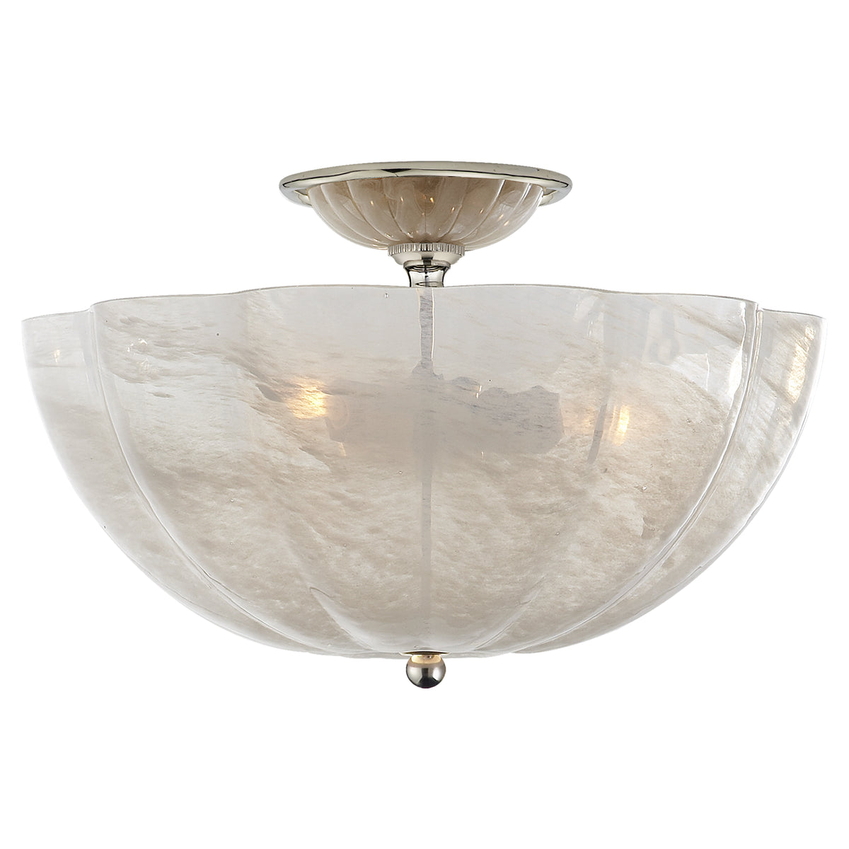 Rosehill Three Light Semi Flush Mount