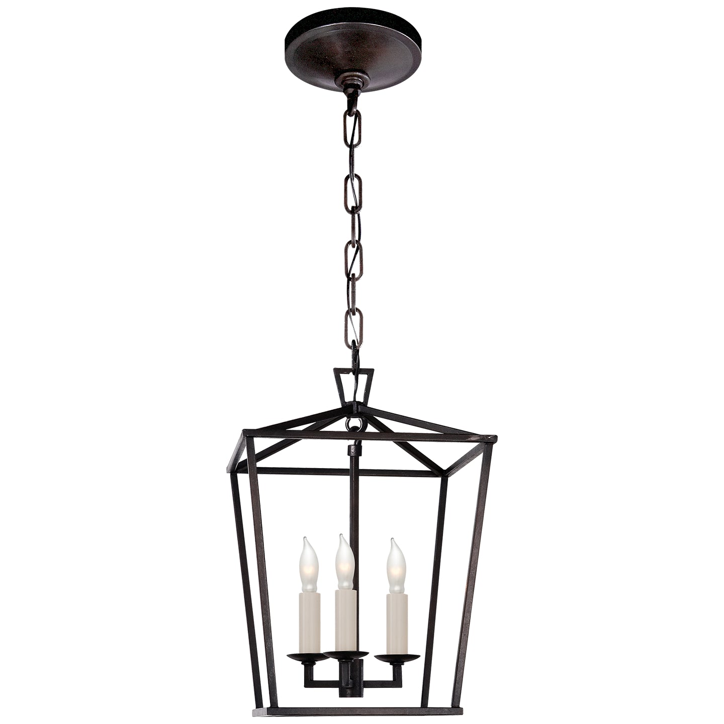 Darlana Mini Lantern in Aged Iron