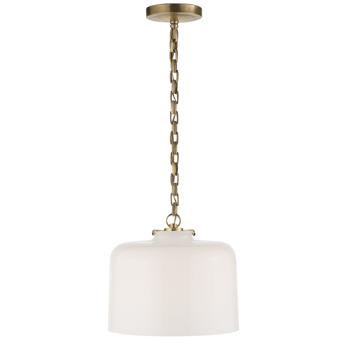 Katie Dome One Light Pendant in Hand-Rubbed Antique Brass