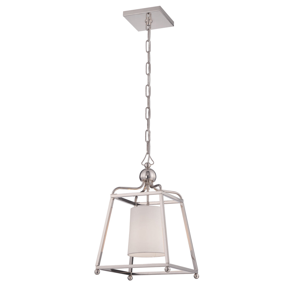 Sylvan One Light Pendant in Polished Nickel