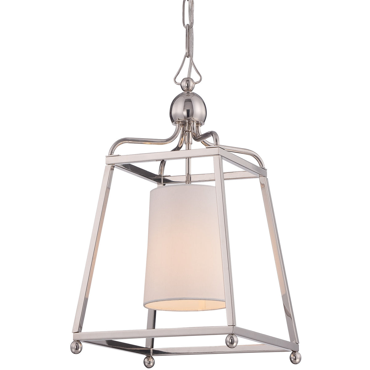 Sylvan One Light Pendant in Polished Nickel