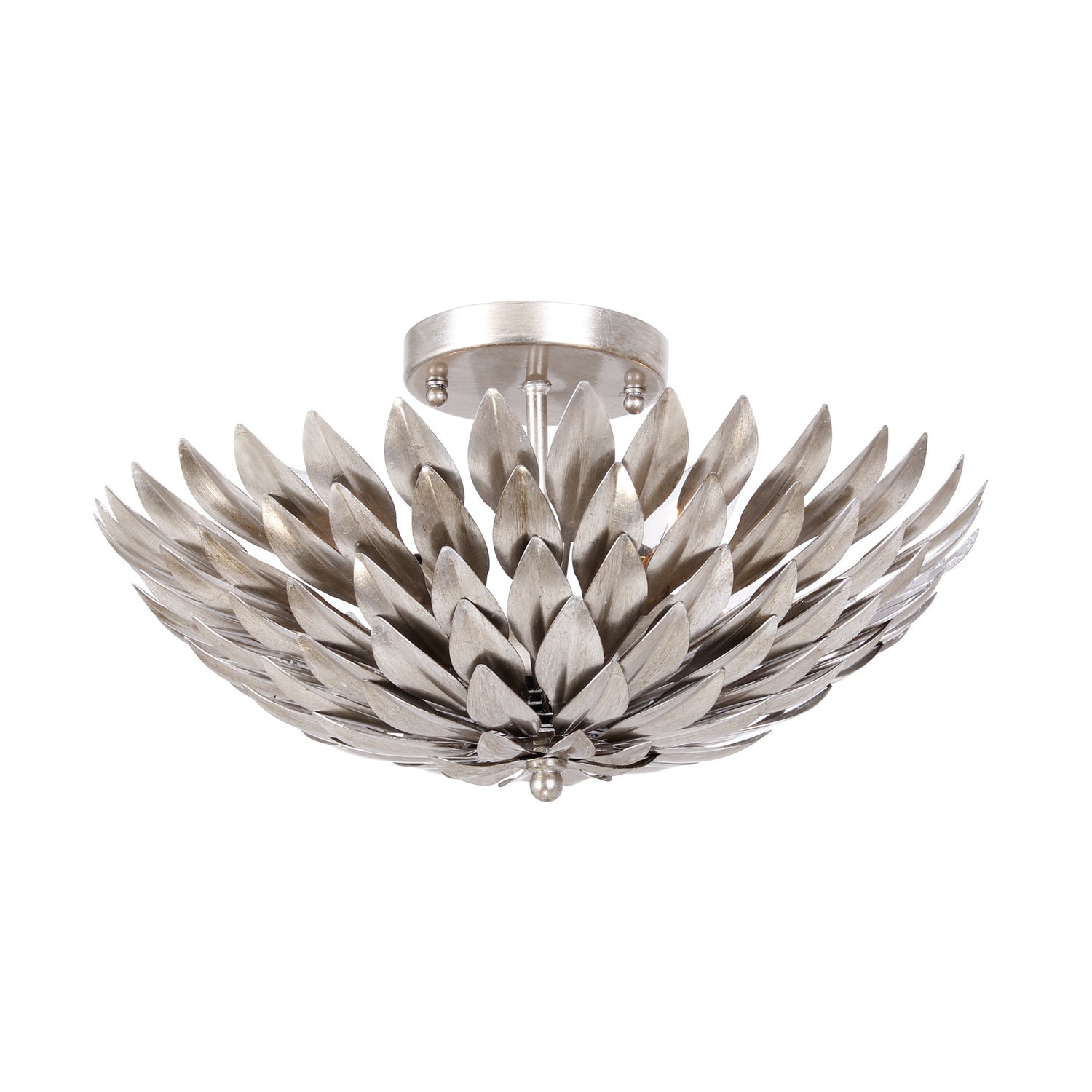 Broche Four Light Semi Flush Mount