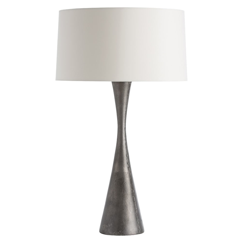 Narsi One Light Table Lamp in Antiqued Aluminum