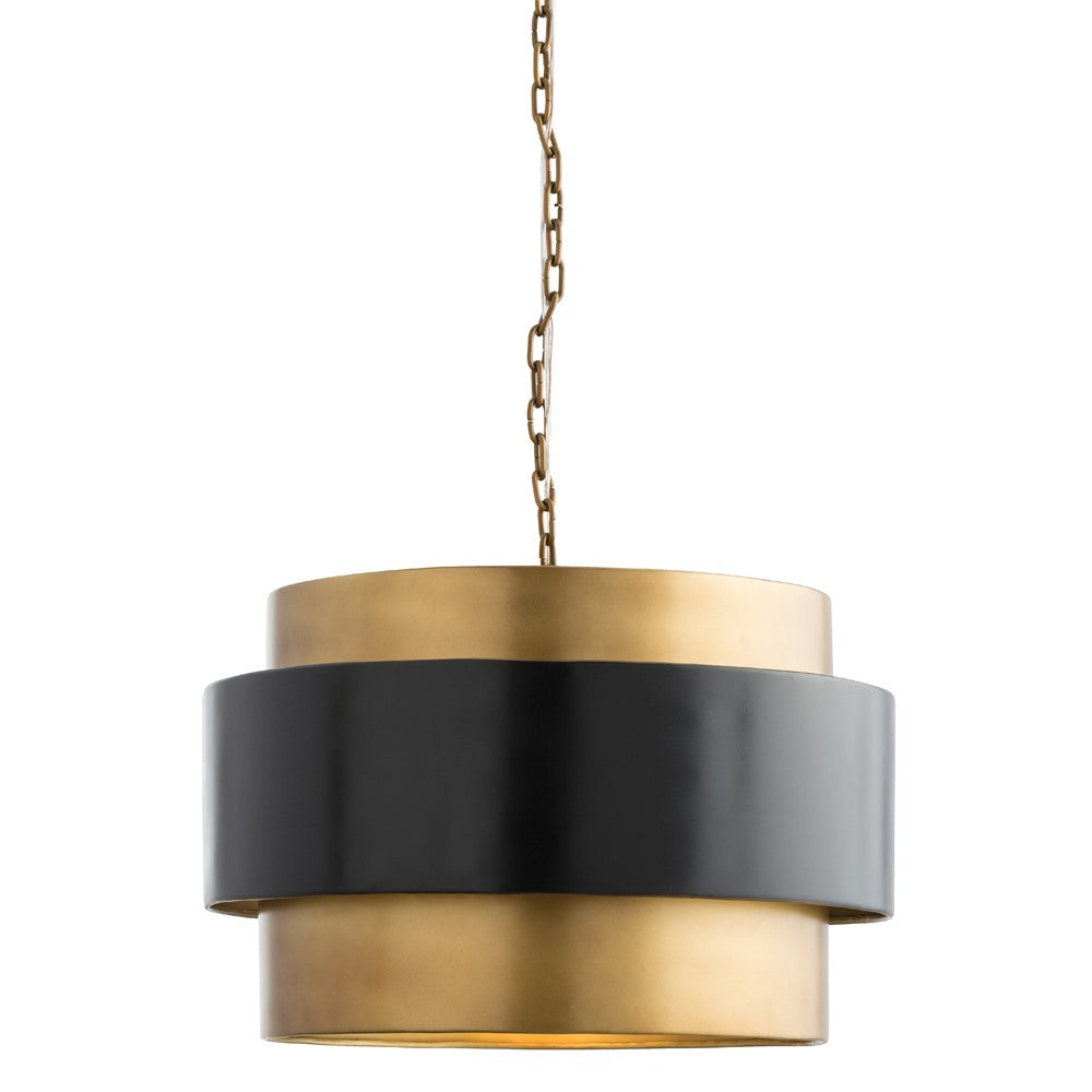 Nolan One Light Pendant in Vintage Brass