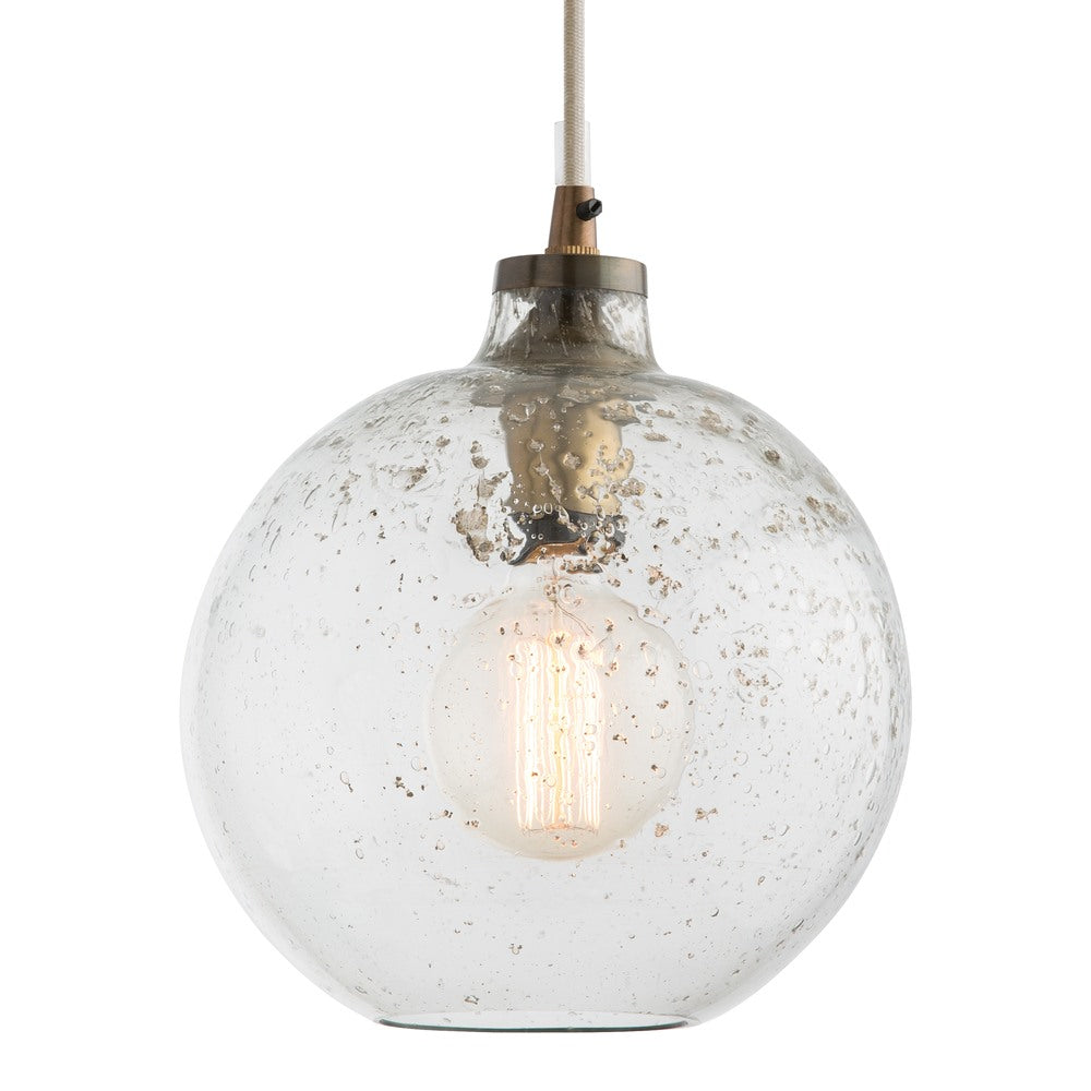 Monica One Light Pendant in Sand Infused Glass