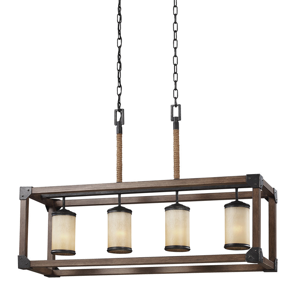 Dunning Four Light Island Pendant