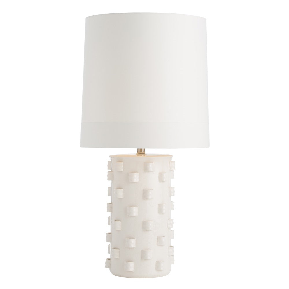 Robertson One Light Table Lamp in Ivory Crackle