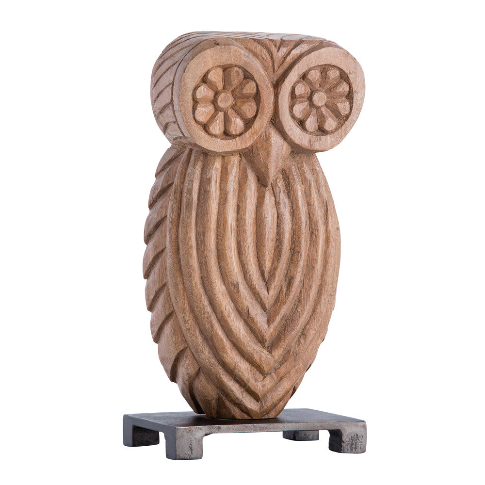 Marmont Sculpture in Natural Wood/Natural Iron