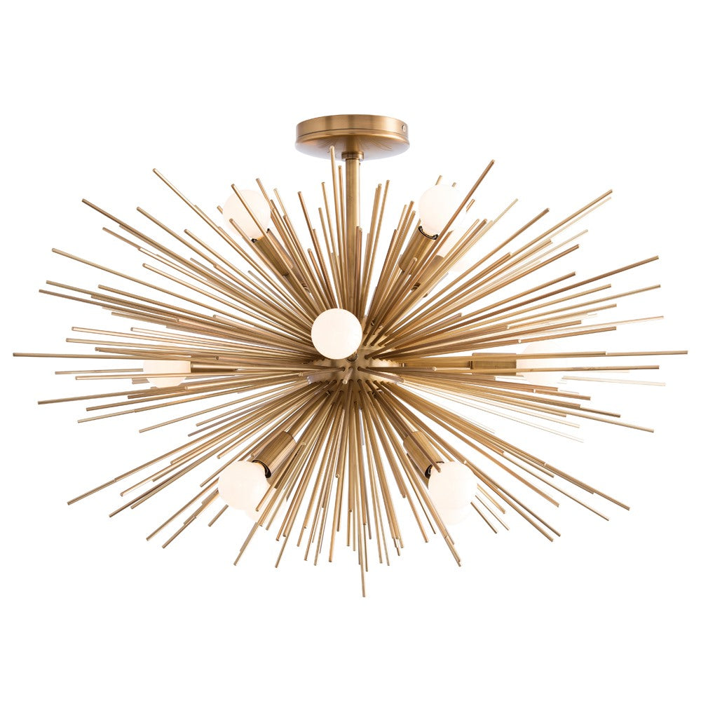 Zanadoo 12 Light Chandelier in Antique Brass