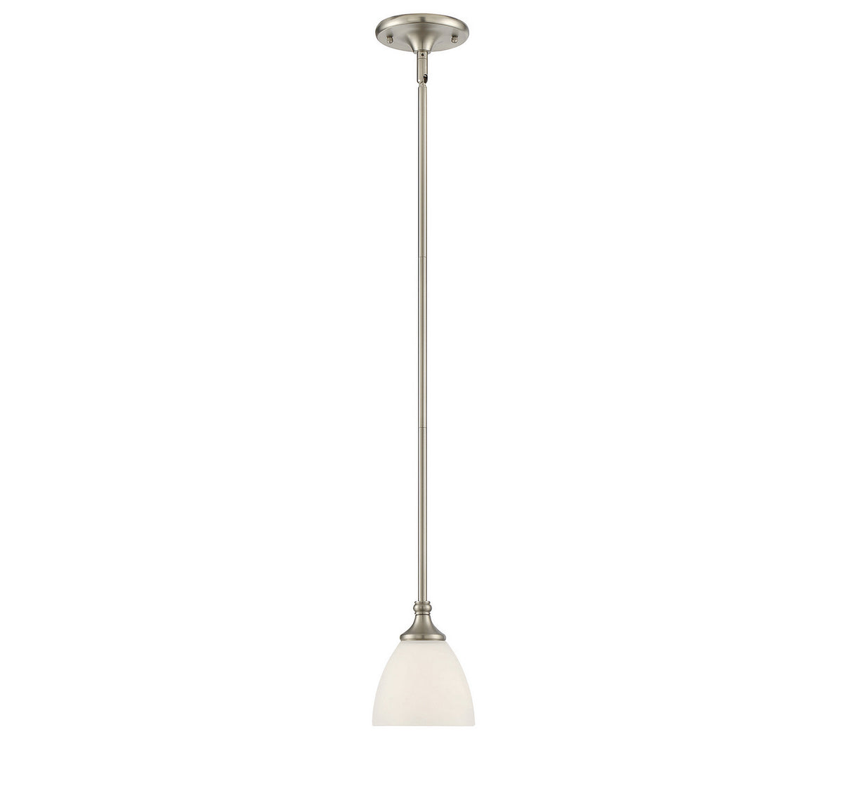 Herndon One Light Mini Pendant in Satin Nickel