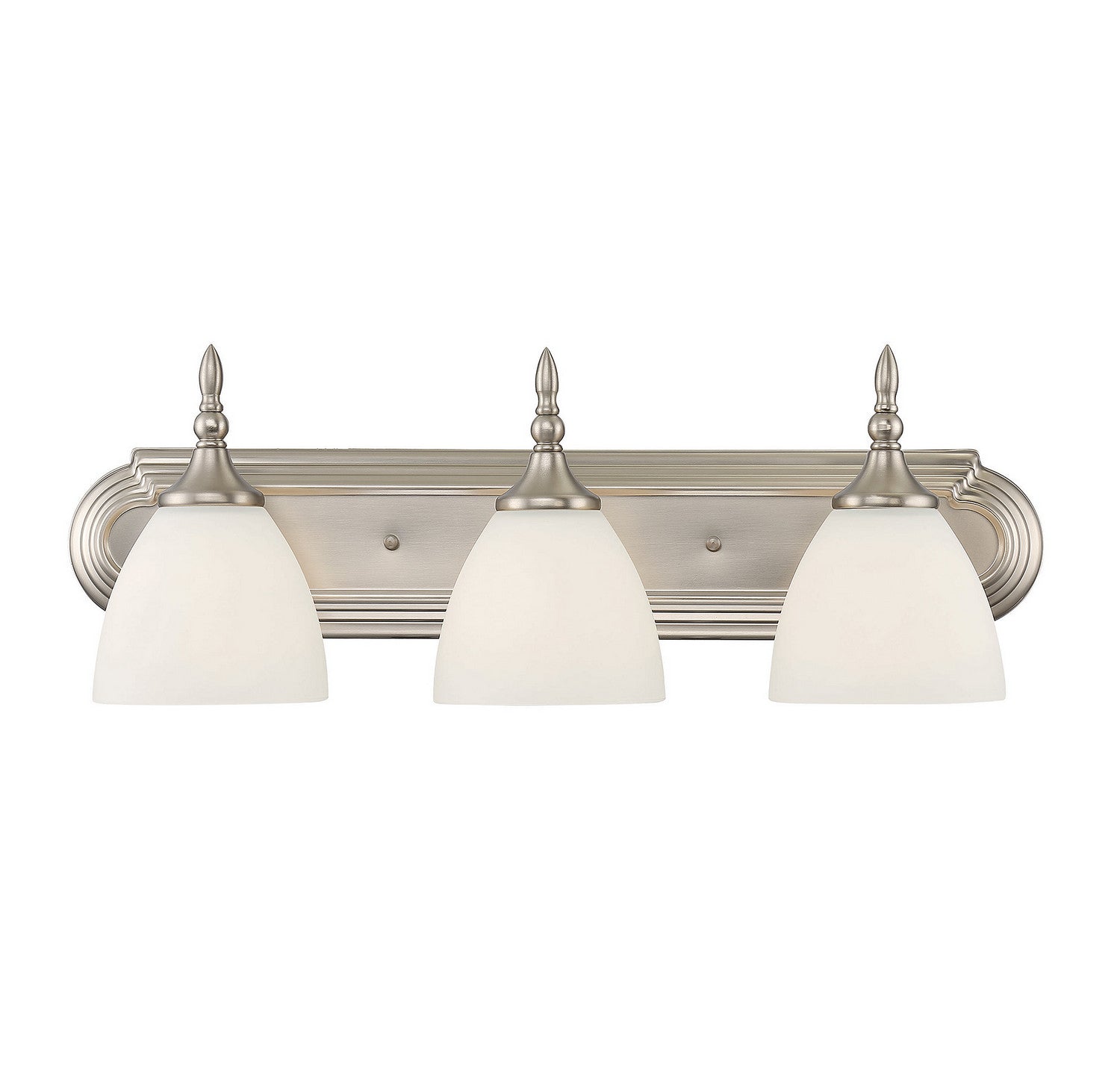 Herndon Three Light Bath Bar in Satin Nickel