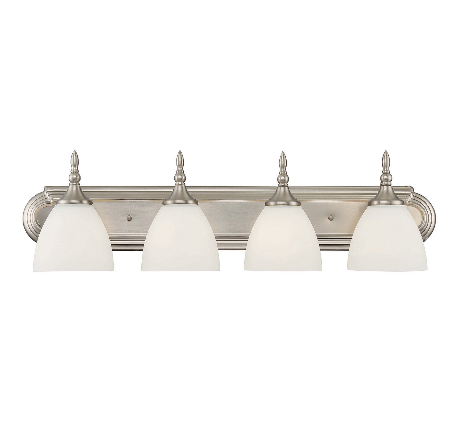 Herndon Four Light Bath Bar in Satin Nickel