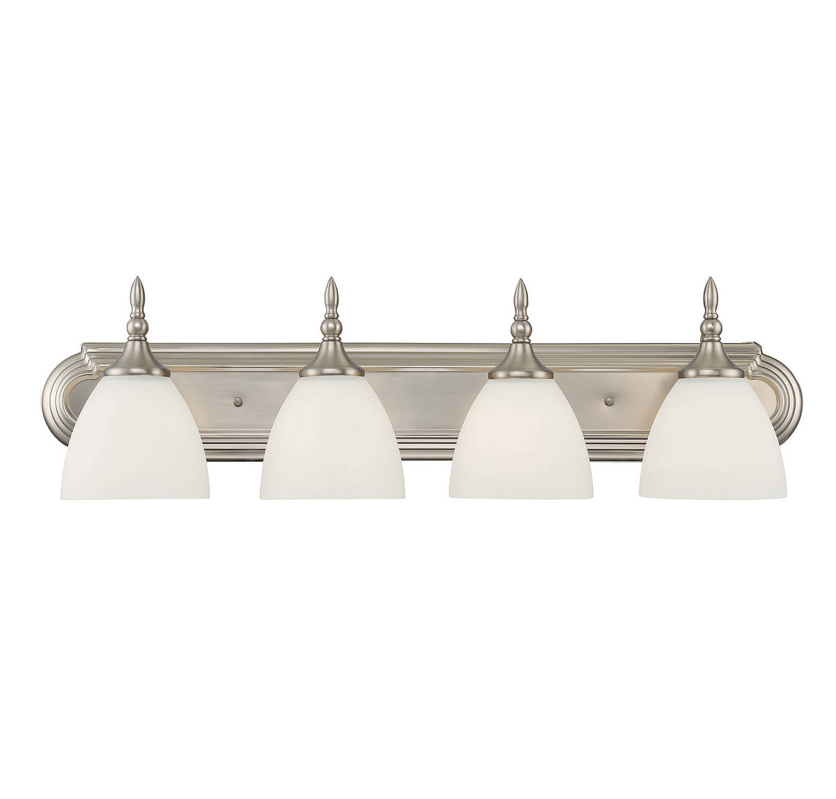 Herndon Four Light Bath Bar in Satin Nickel