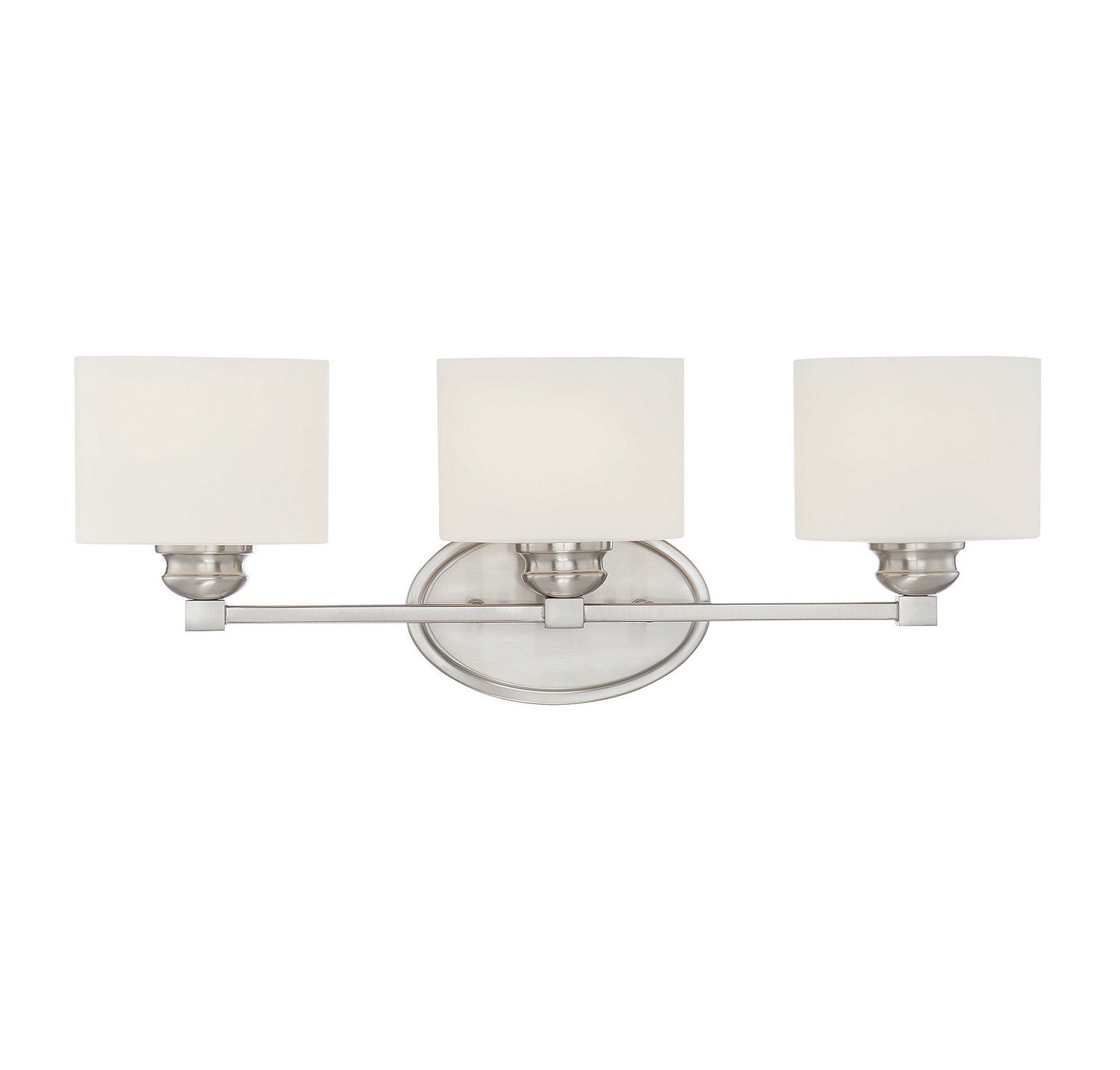 Kane Three Light Bath Bar in Satin Nickel