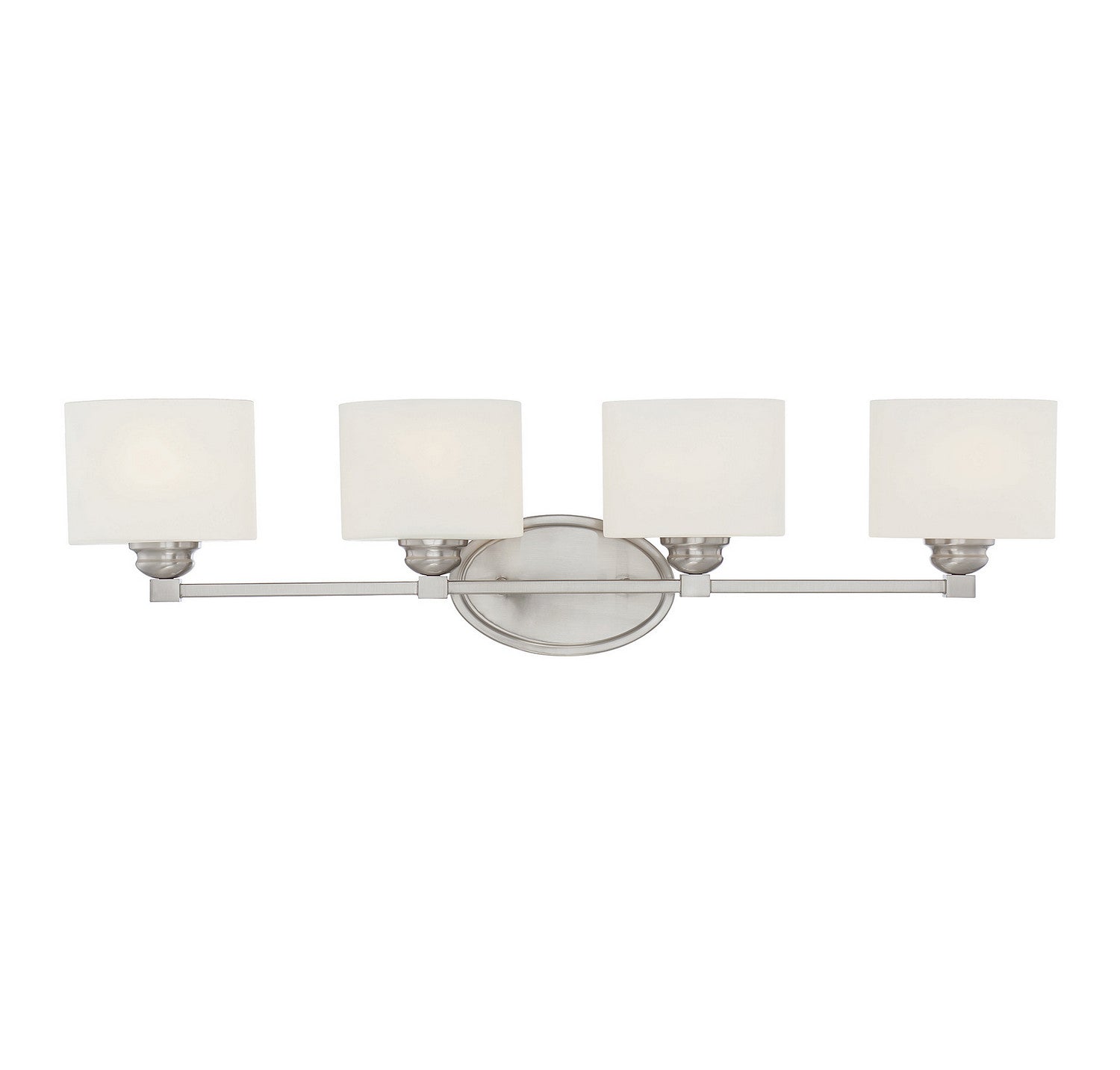 Kane Four Light Bath Bar in Satin Nickel