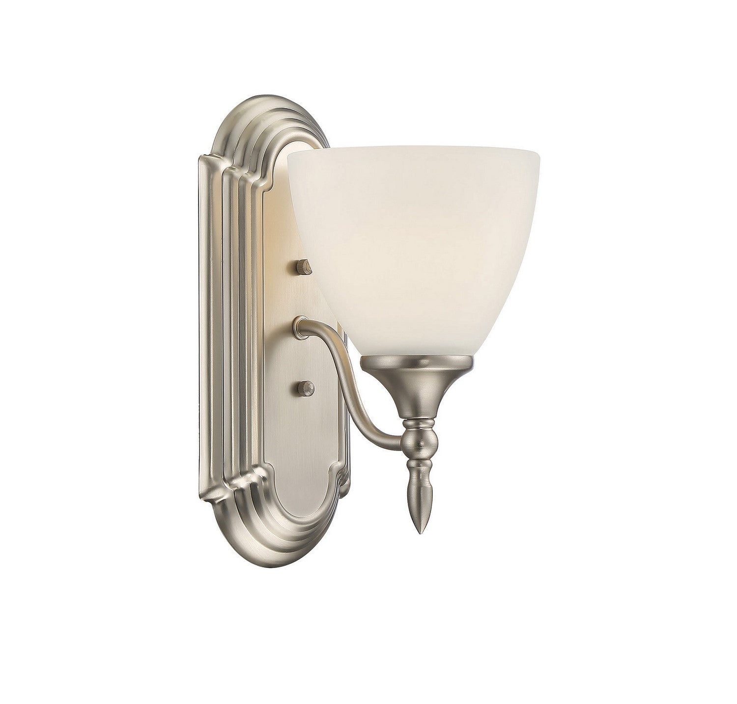 Herndon One Light Wall Sconce in Satin Nickel