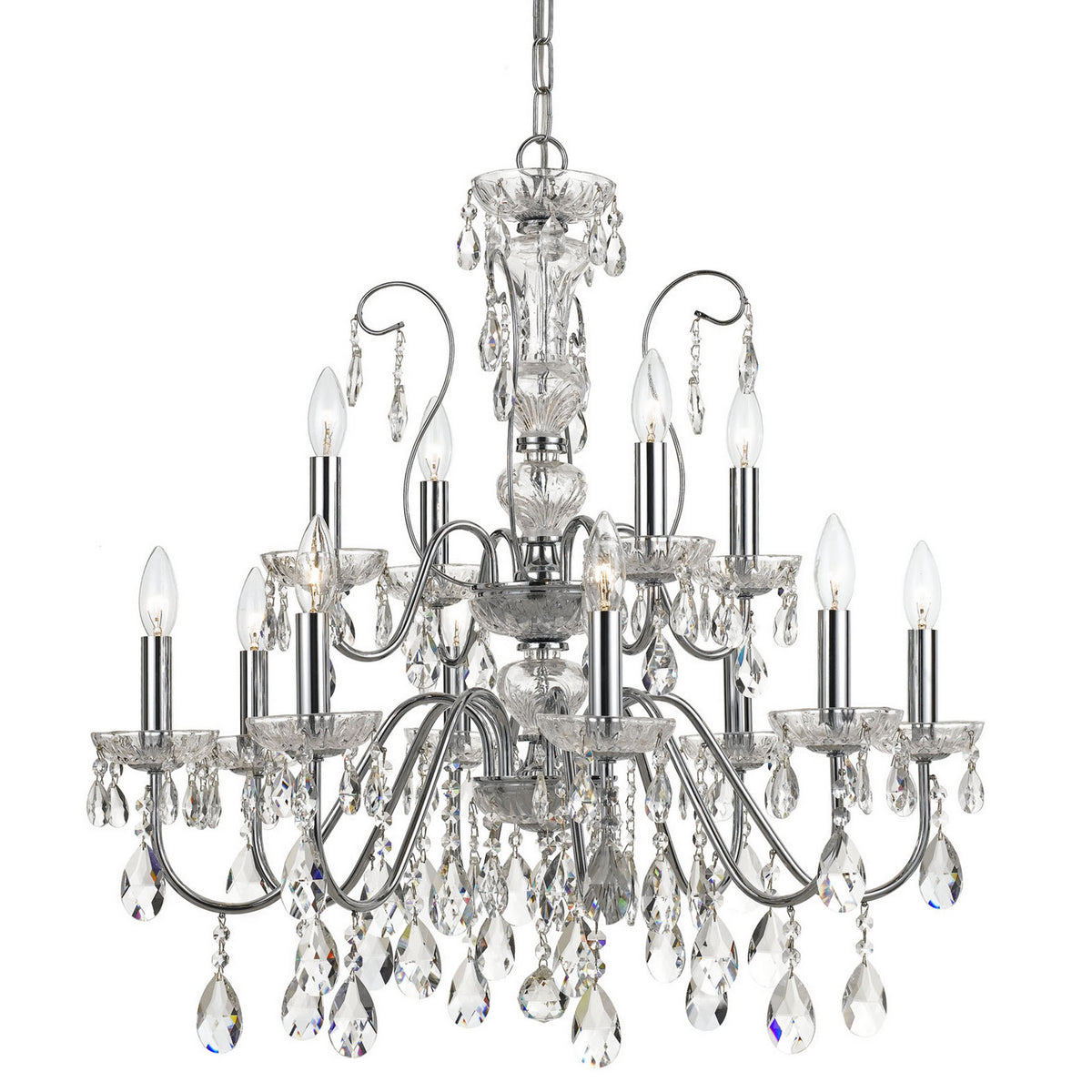 Imperial 26 Light Chandelier in Polished Chrome