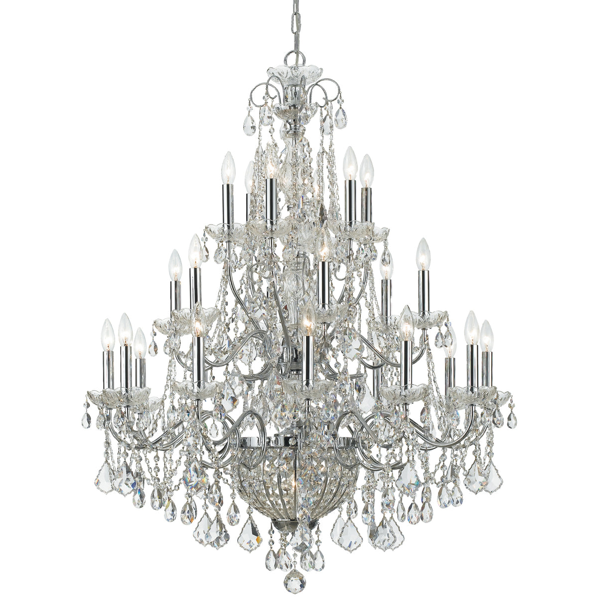 Imperial 26 Light Chandelier in Polished Chrome