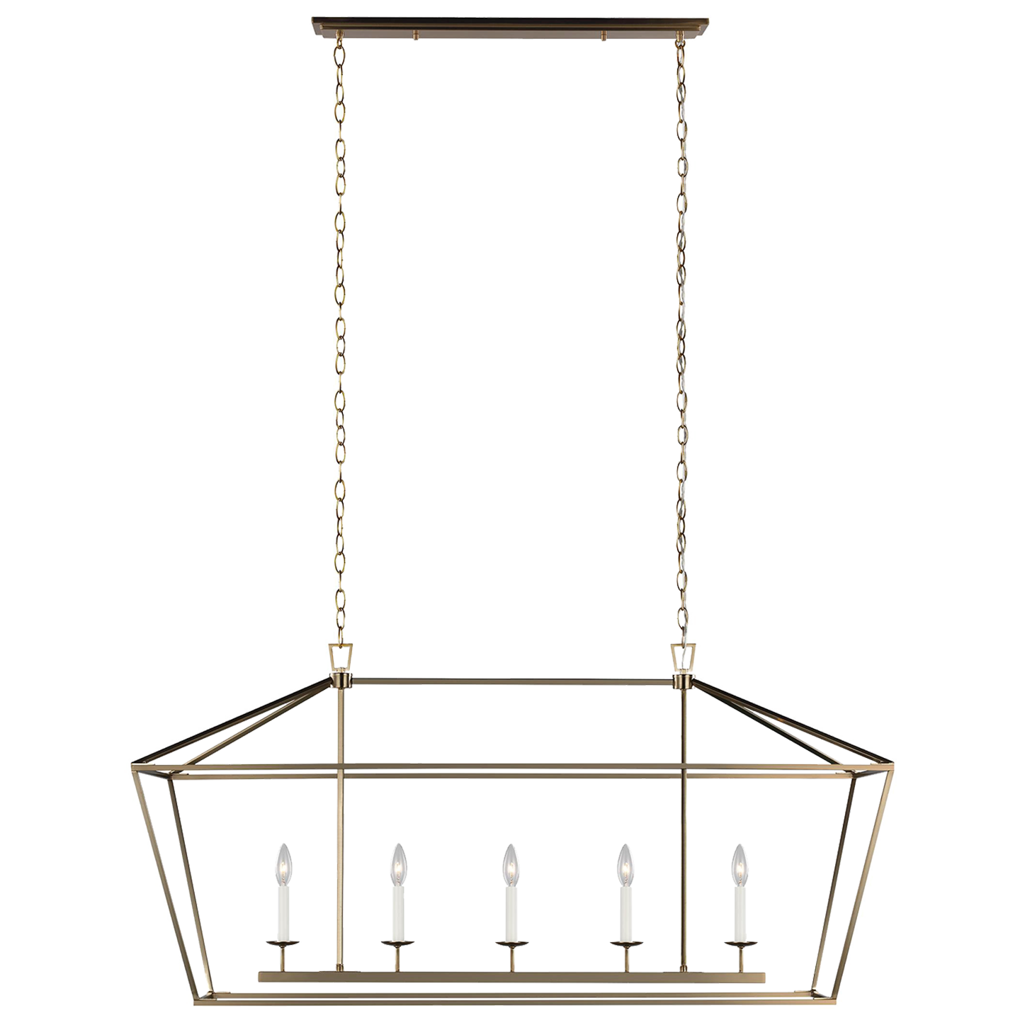 Dianna Five Light Medium Linear Chandelier