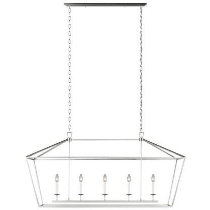 Dianna Five Light Medium Linear Chandelier