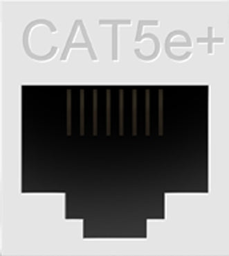 Adorne Cat 5e RJ45 Data/Phone Insert in White