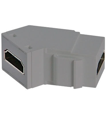 Adorne HDMI Keystone Coupler in Magnesium