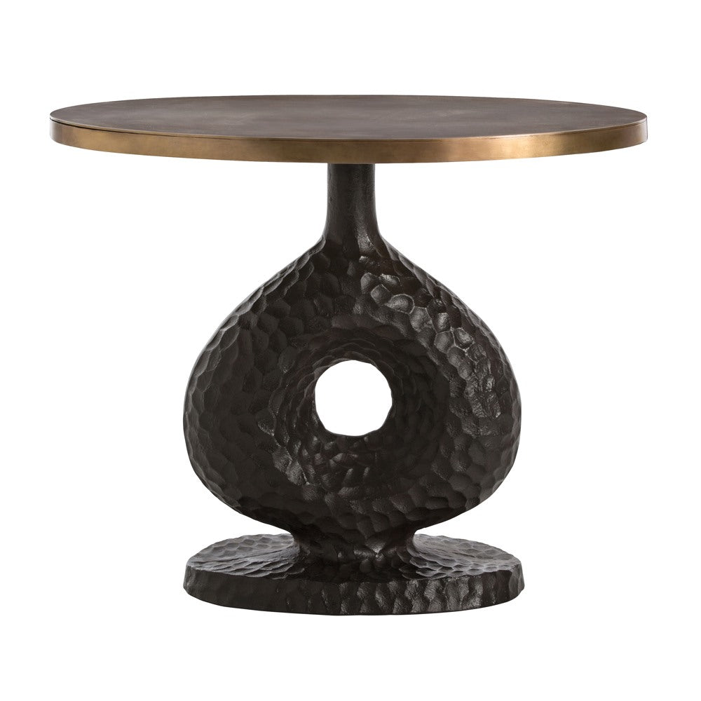 Seth Side Table in Antique Bronze