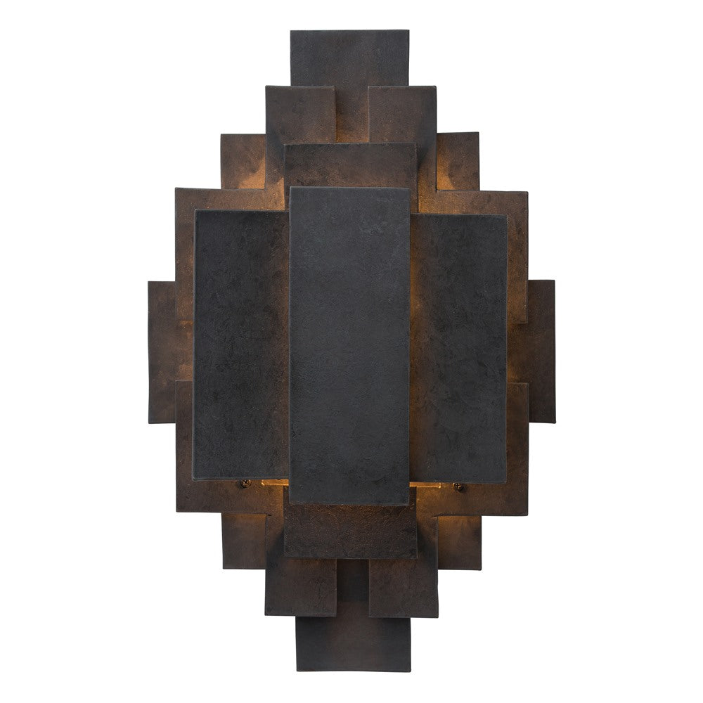 Trinidad One Light Wall Sconce in Blackened Iron