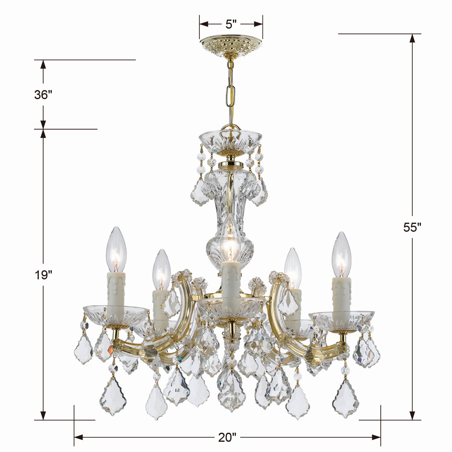 Maria Theresa Mini Chandelier
