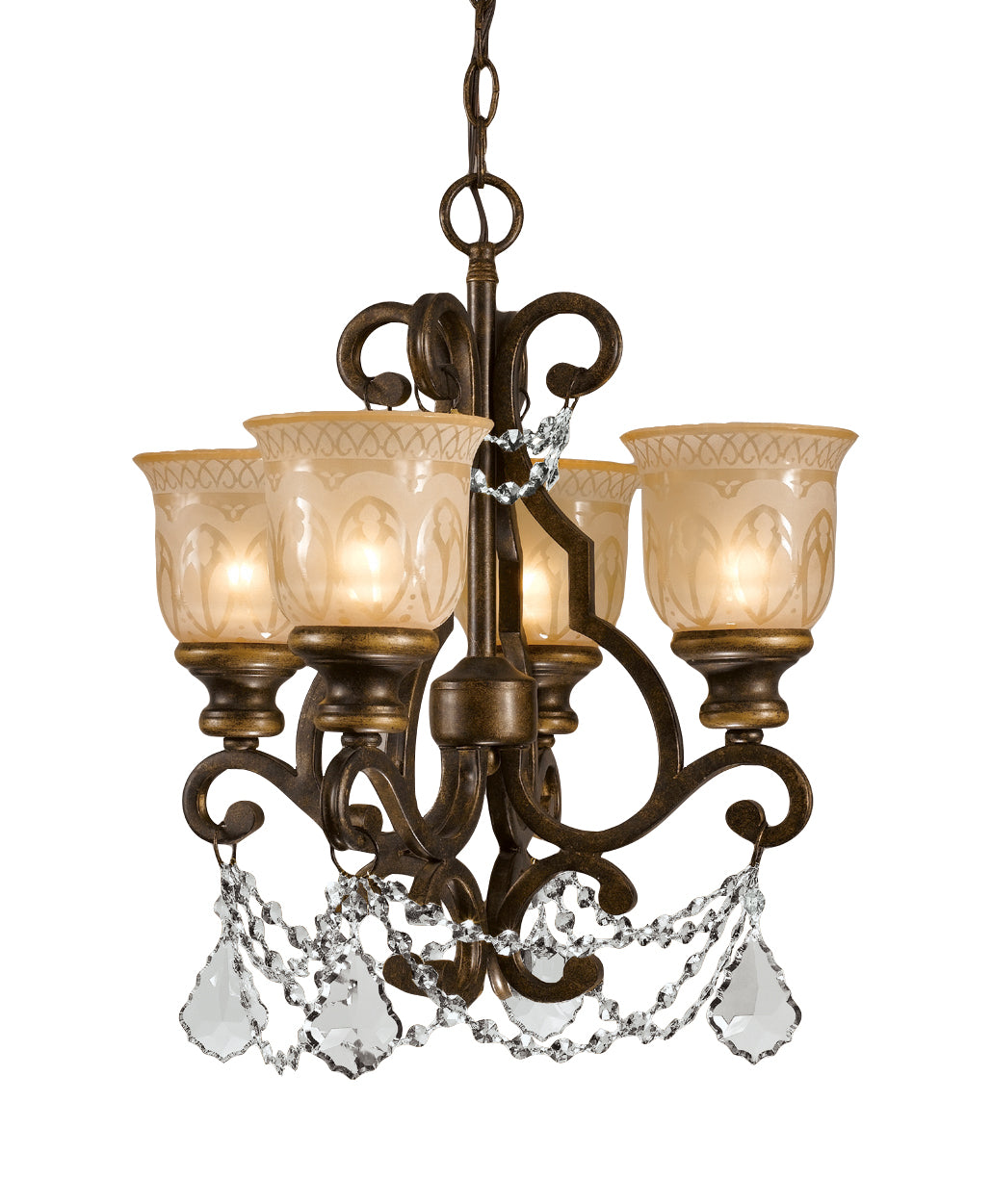 Norwalk Four Light Mini Chandelier