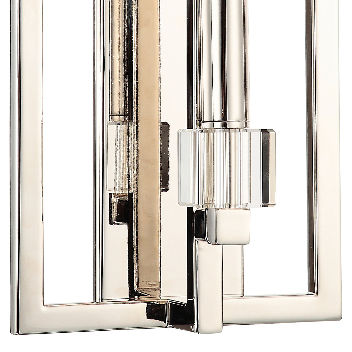 Dixon One Light Wall Sconce in Polished Nickel
