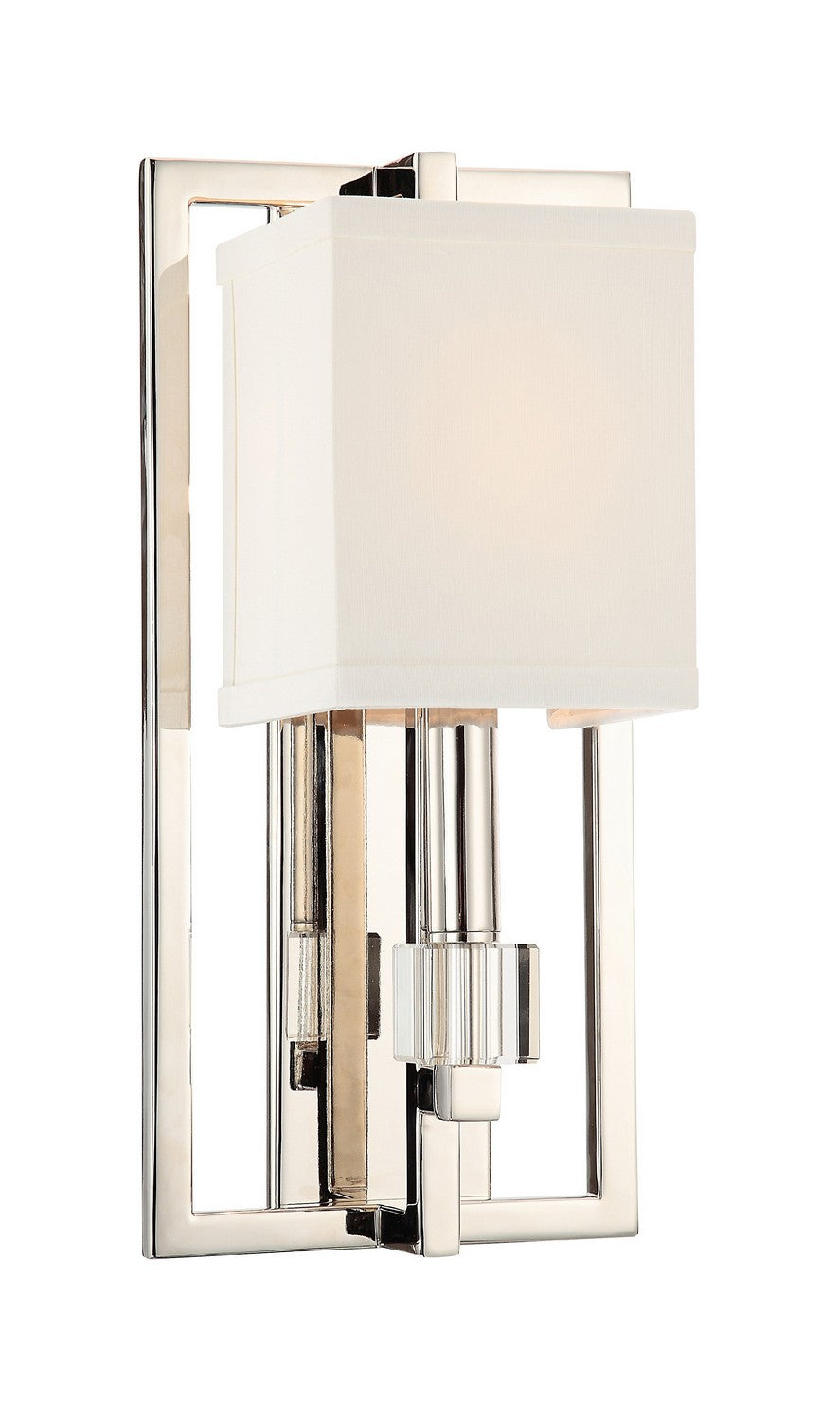 Dixon One Light Wall Sconce in Polished Nickel