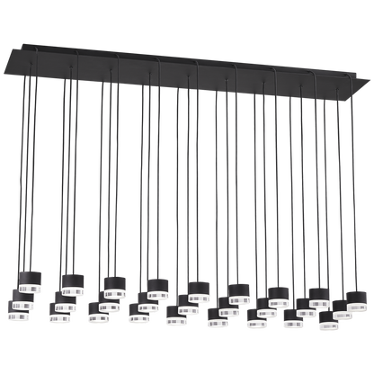 Lustre à pignon à 27 lumières