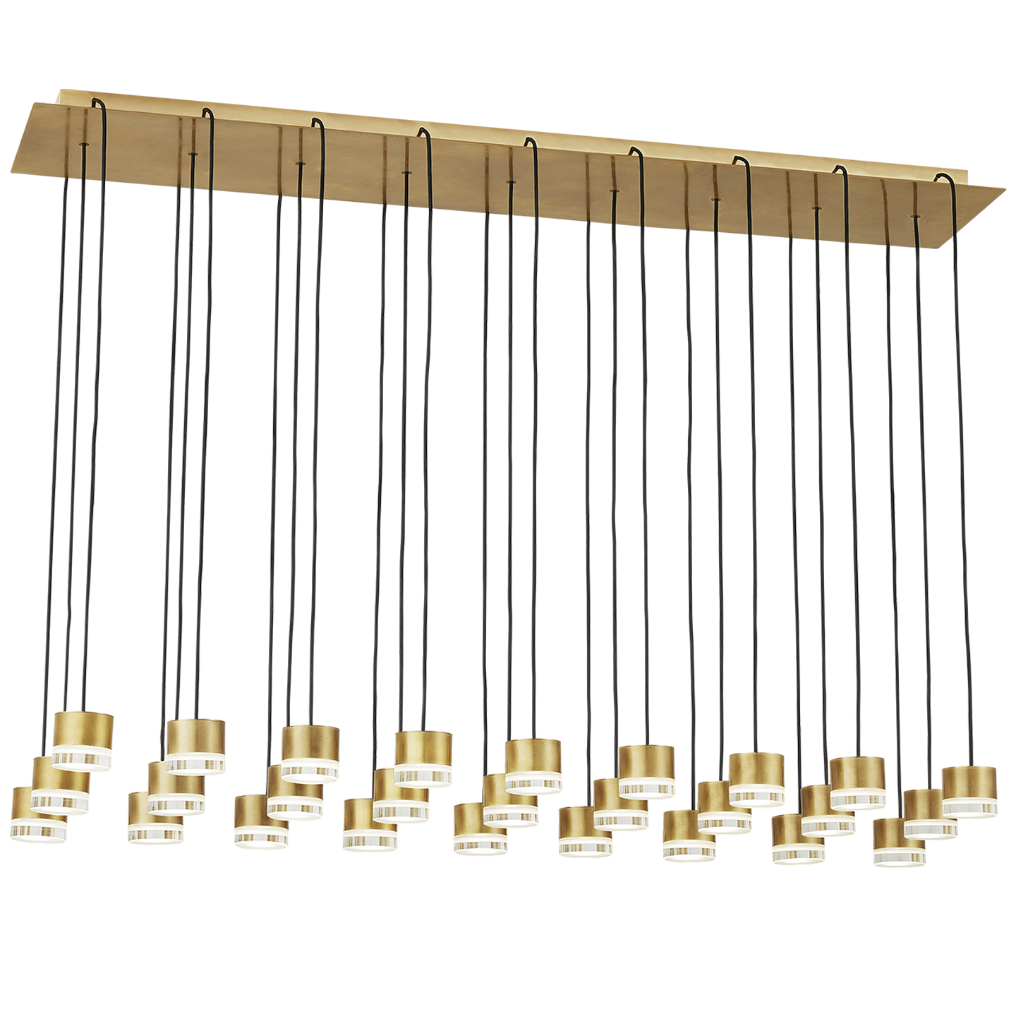 Lustre à pignon à 27 lumières