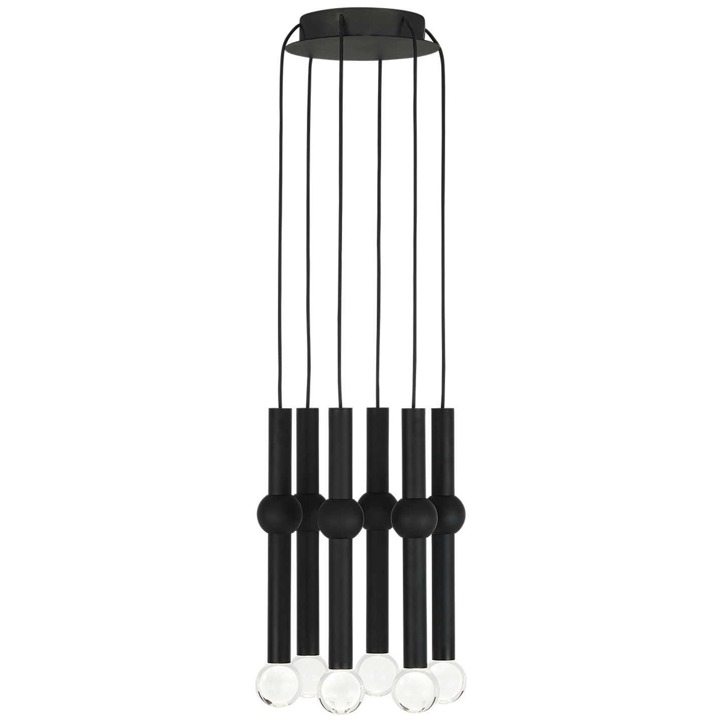 Guyed 6 Light Chandelier