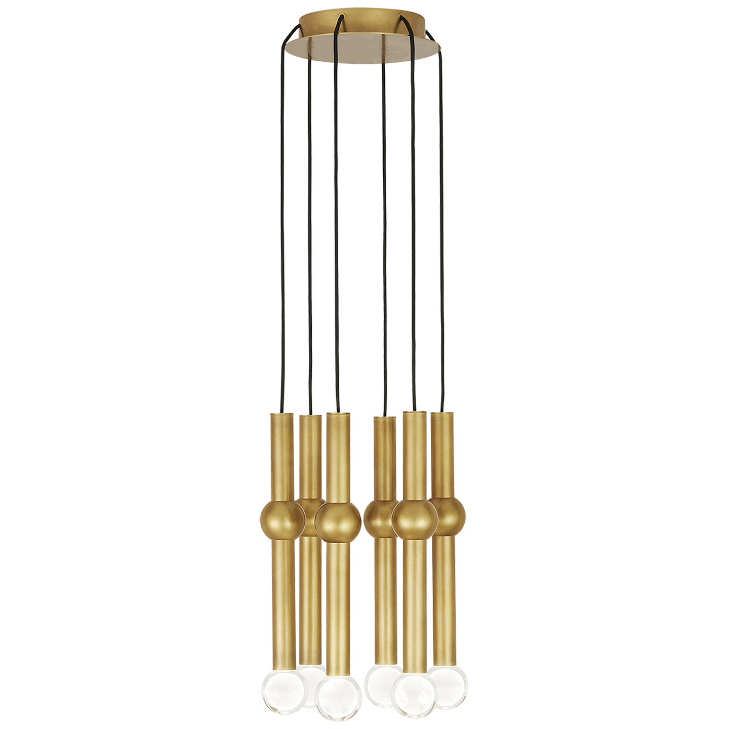 Guyed 6 Light Chandelier