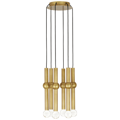 Guyed 6 Light Chandelier