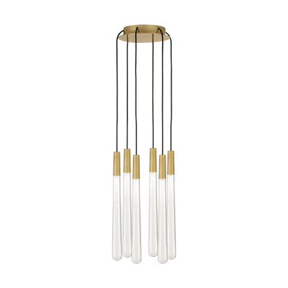 Pylon Crystal 6 Light Chandelier