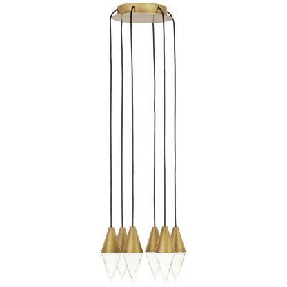 Turret 6 Light Chandelier