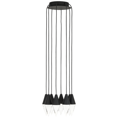 Turret 8 Light Chandelier