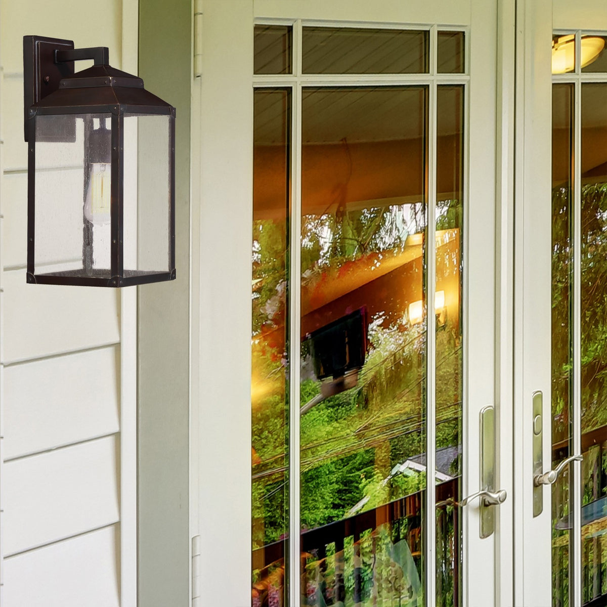 Brennan One Light Wall Mount in English Bronze w/Gold