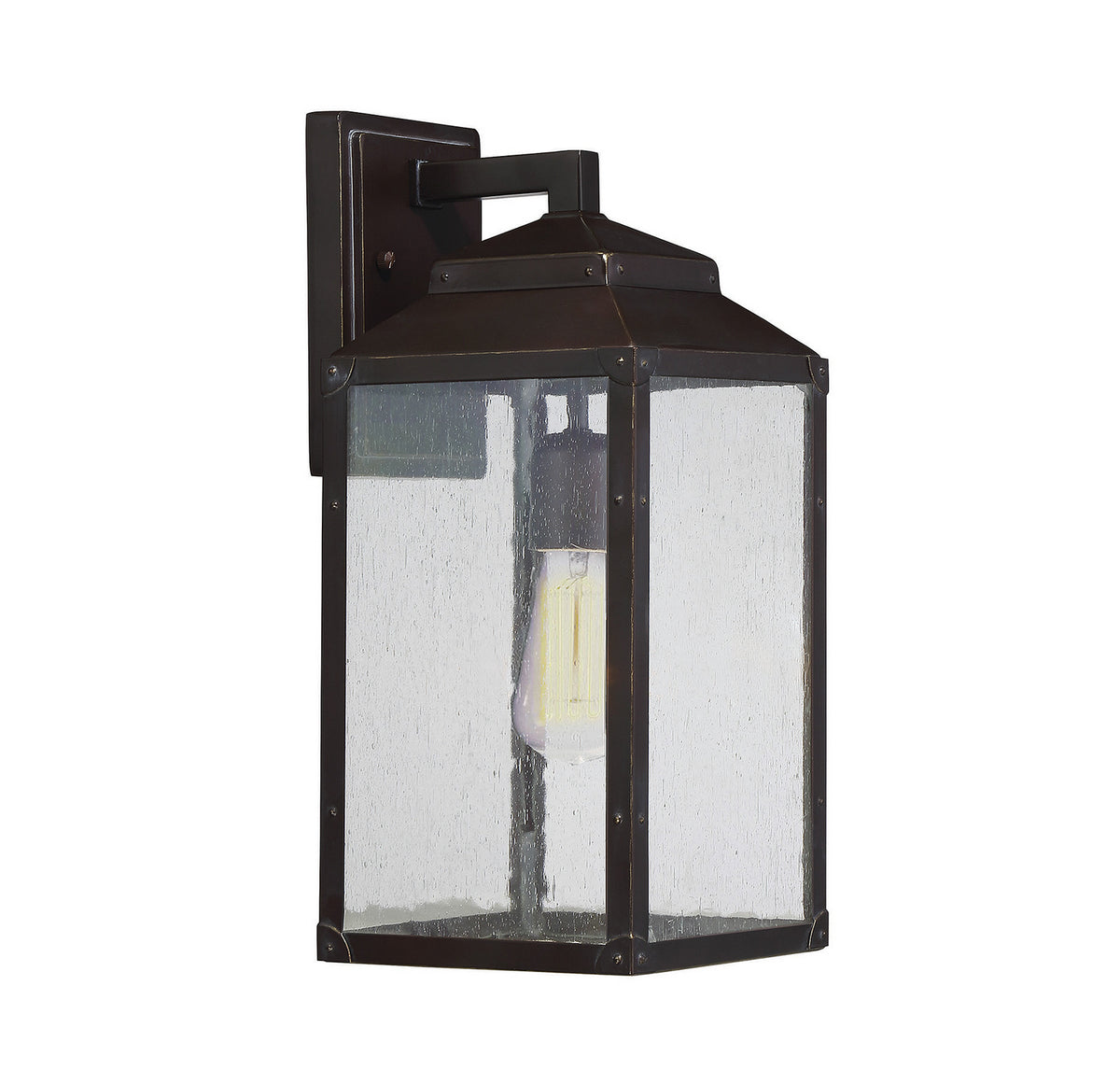 Brennan One Light Wall Mount in English Bronze w/Gold