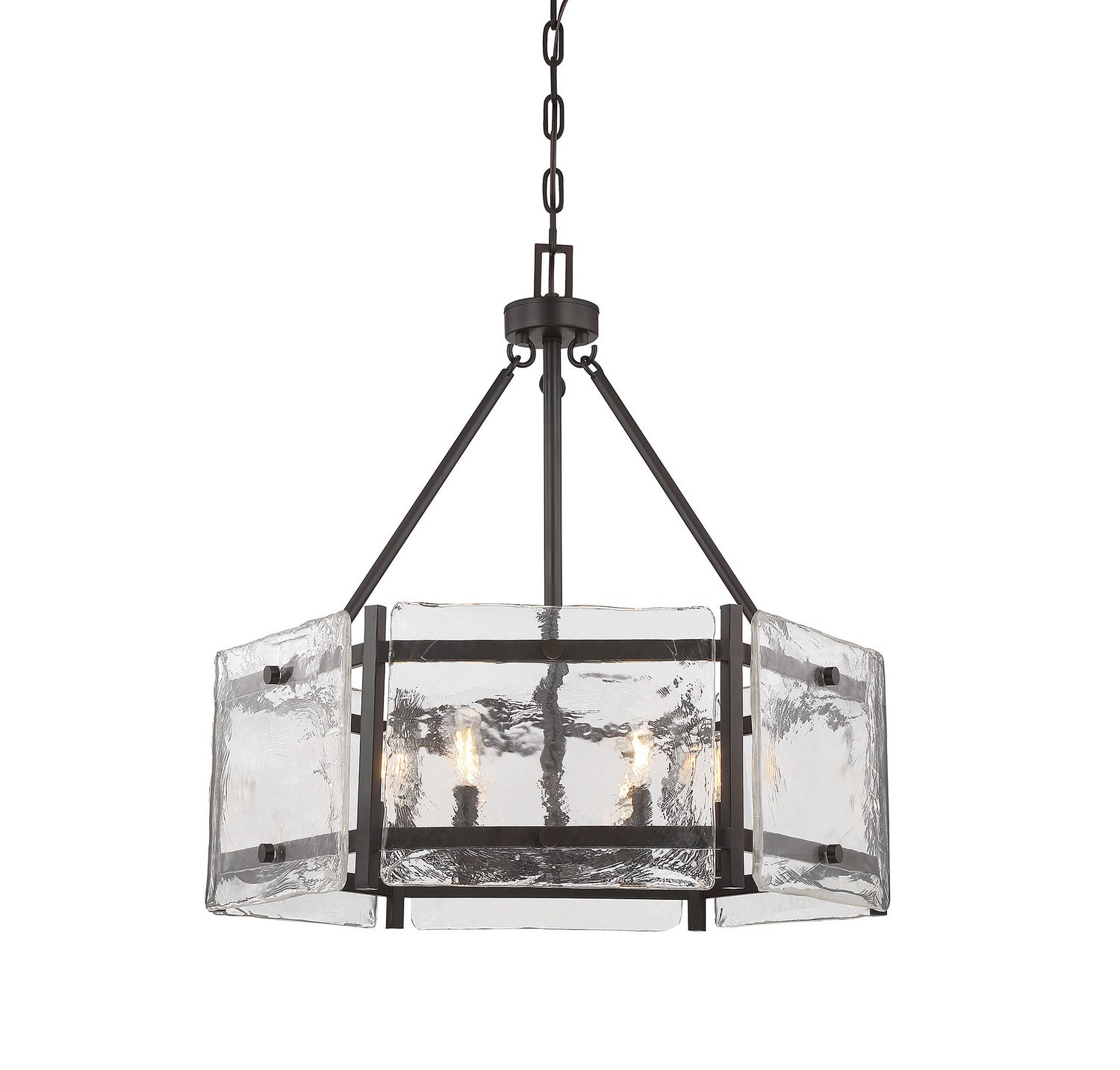 Glenwood Six Light Pendant in English Bronze