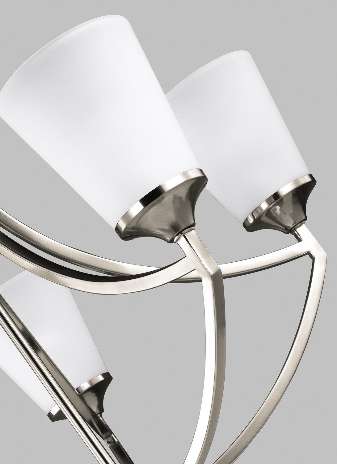 Hanford Five Light Chandelier in Brushed Nickel