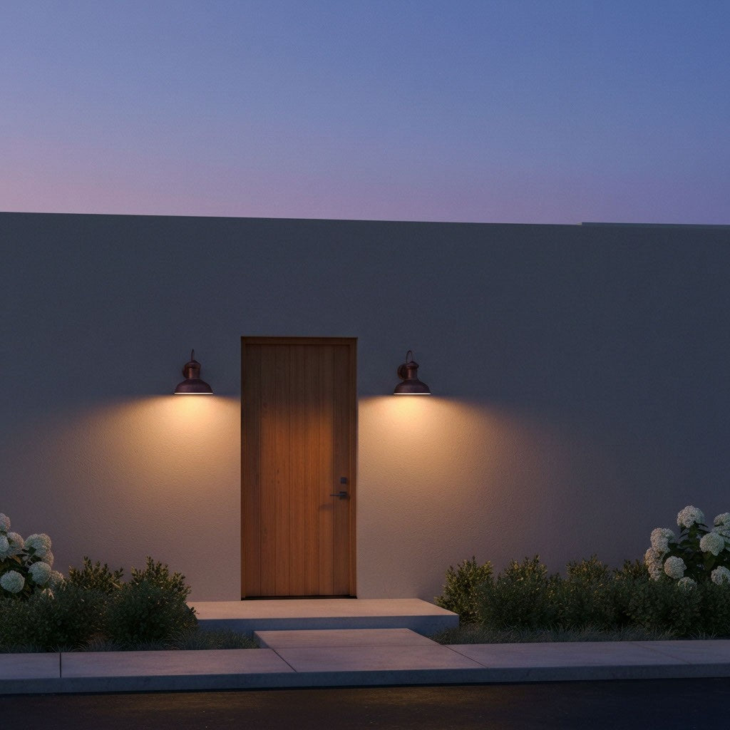 Fredricksburg One Light Outdoor Wall Lantern in Weathered Copper