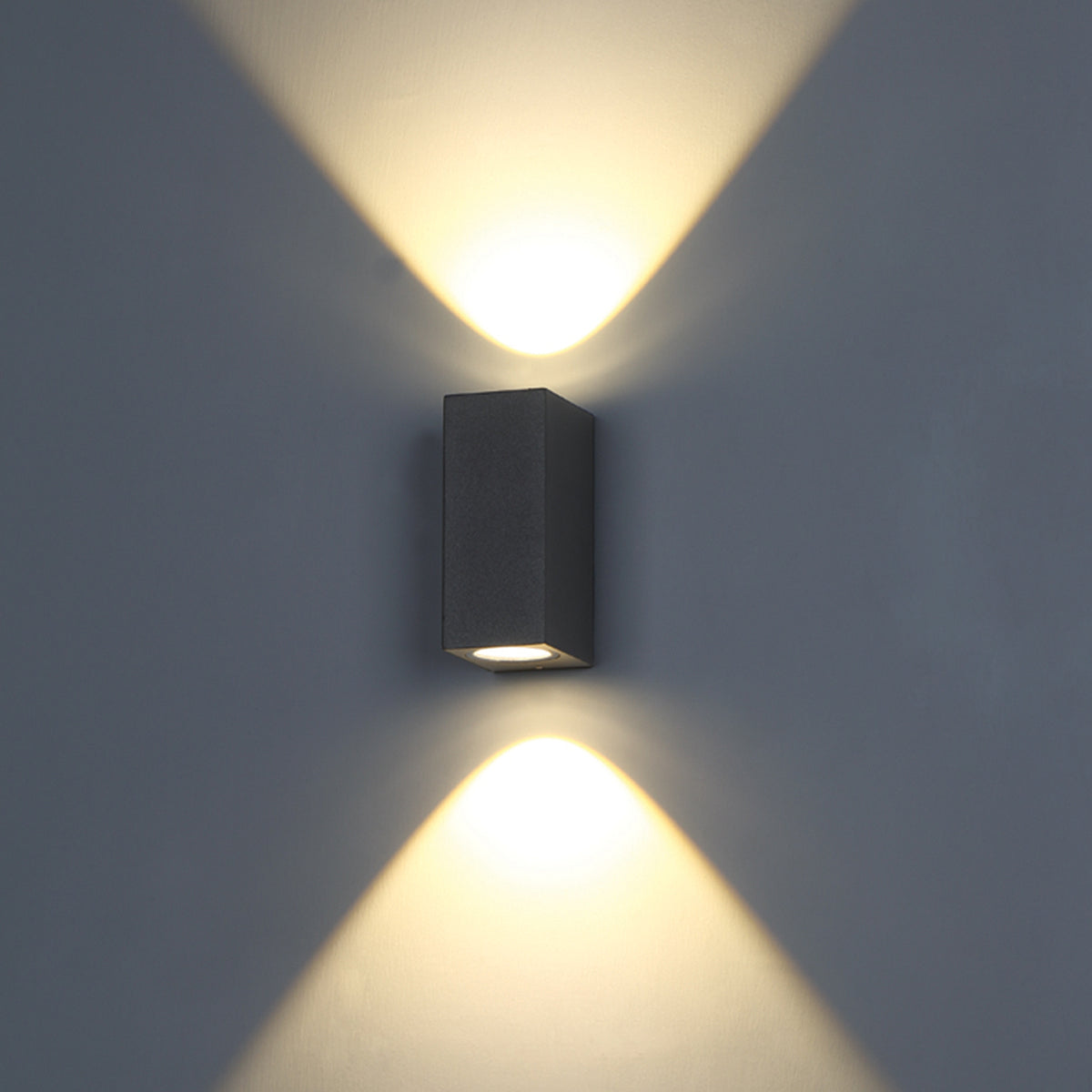 DALE , OUTDR, LED WALLMNT, 2LT, GRA